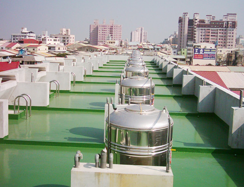 慶泰-社區屋頂 PU 防水工程